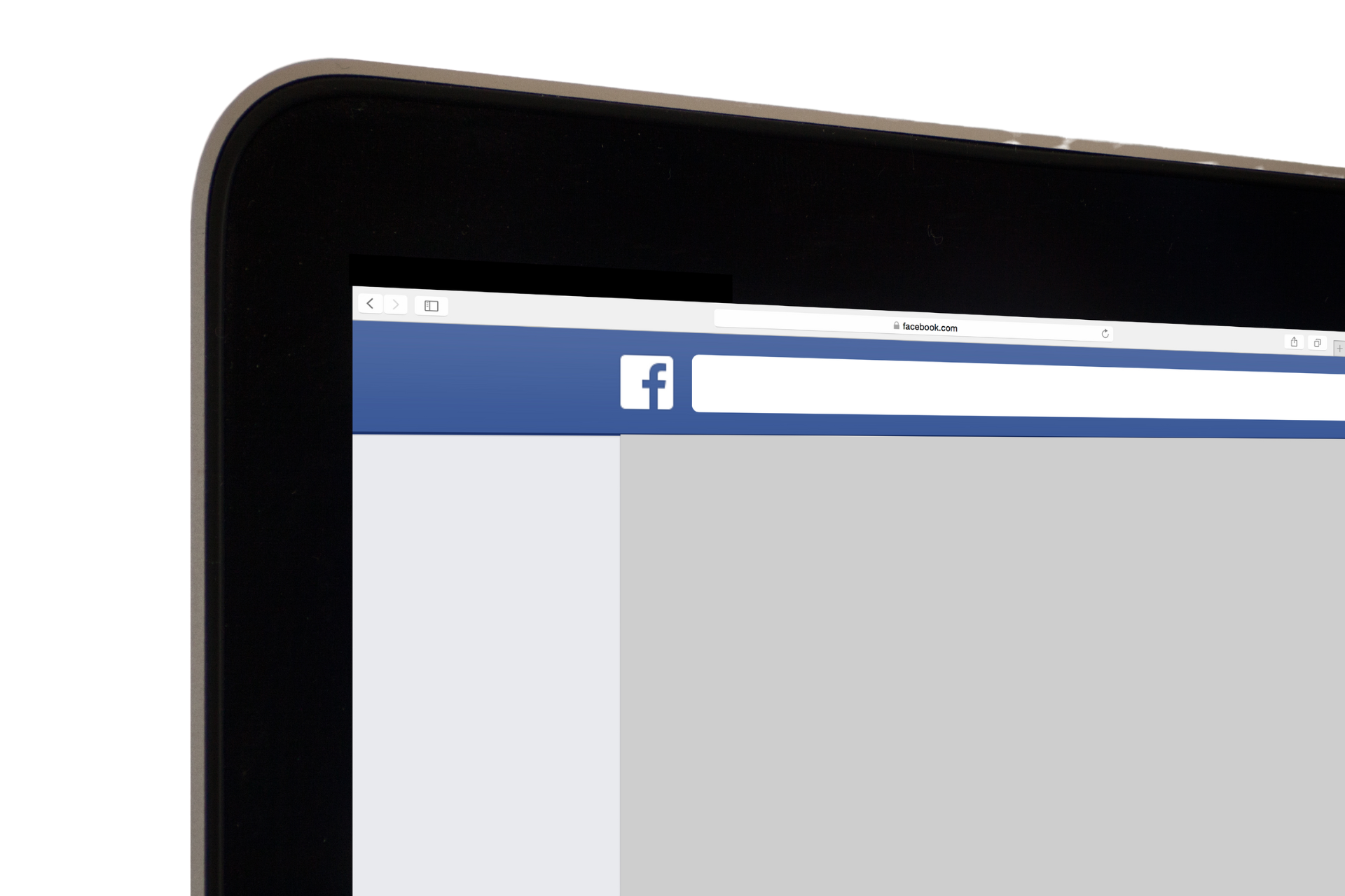 A close up of a computer screen showing a facebook page