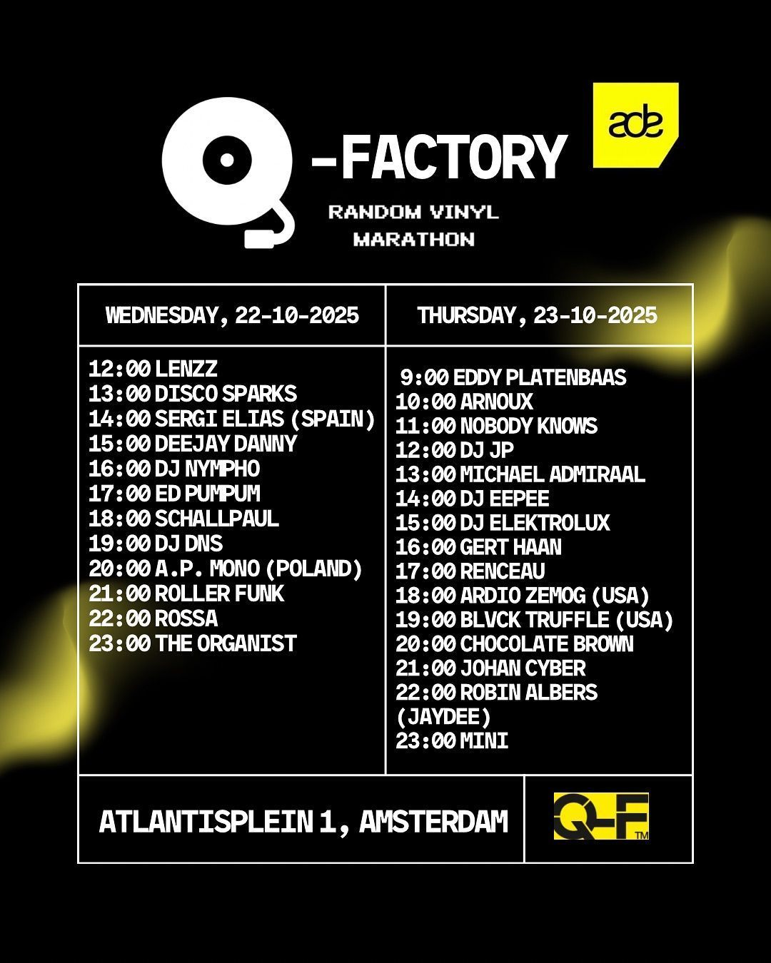 ADE - Random Vinyl - Q-Factory 2025