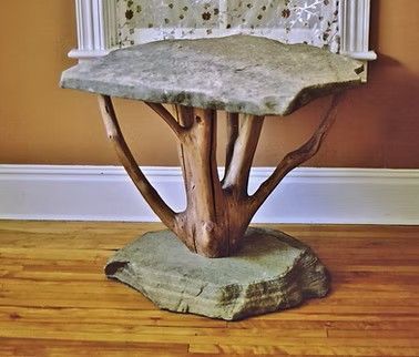 Maple & Stone accent table