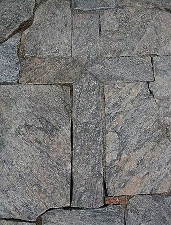 Stone mosaic patio stone and flagstone for church.