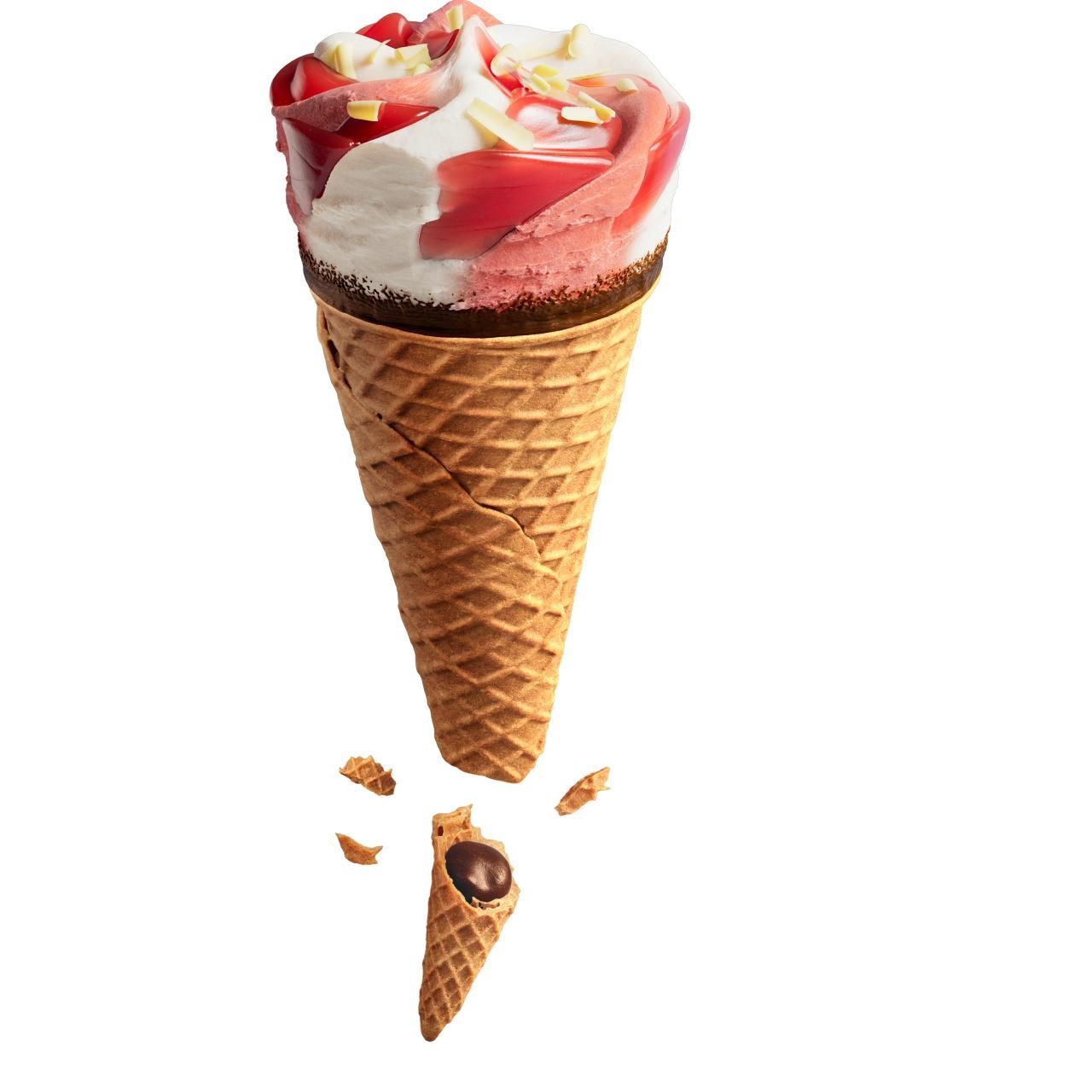 Cornetto aardbei