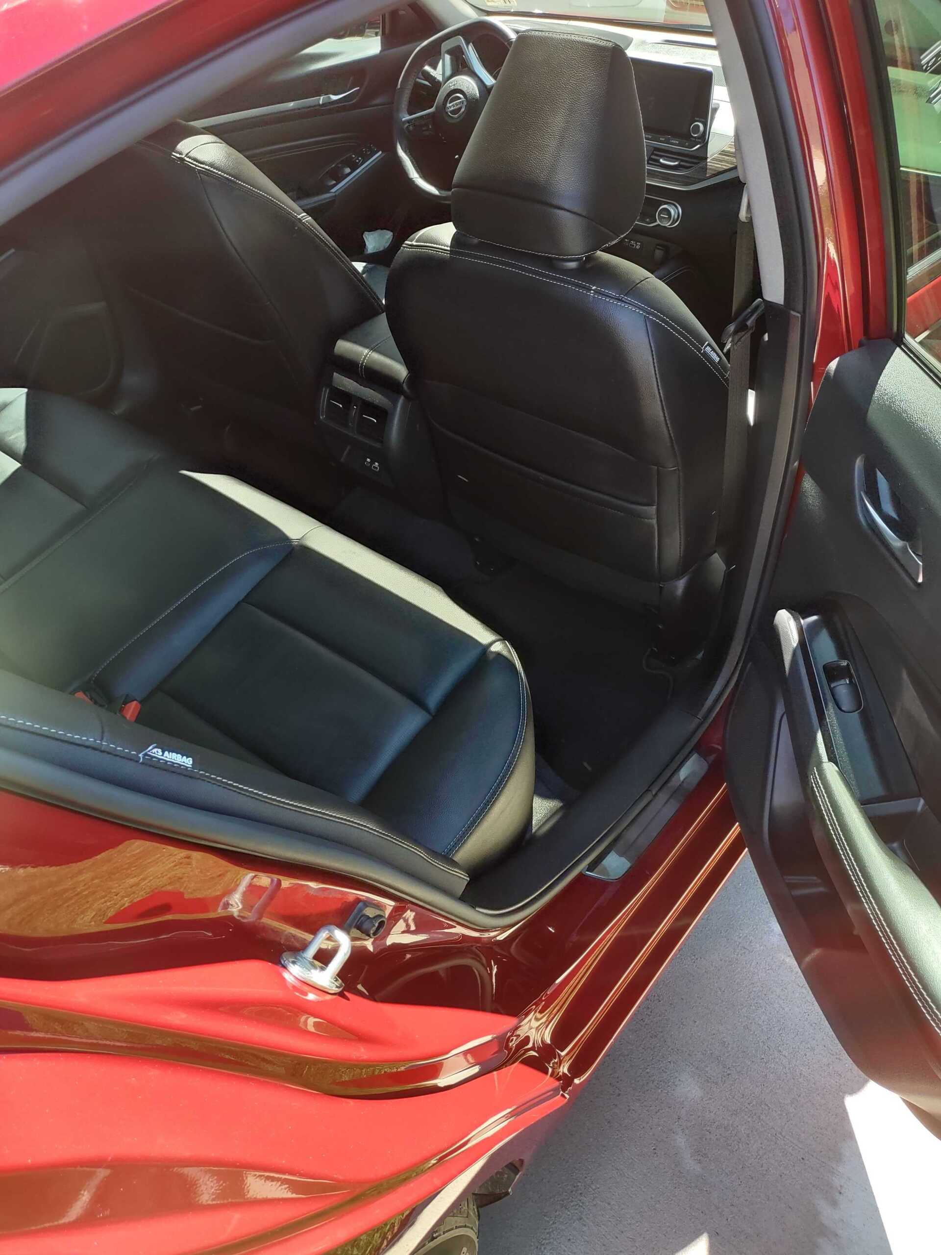 seat interior detailing with shampoo and vacuum in Virginia beach