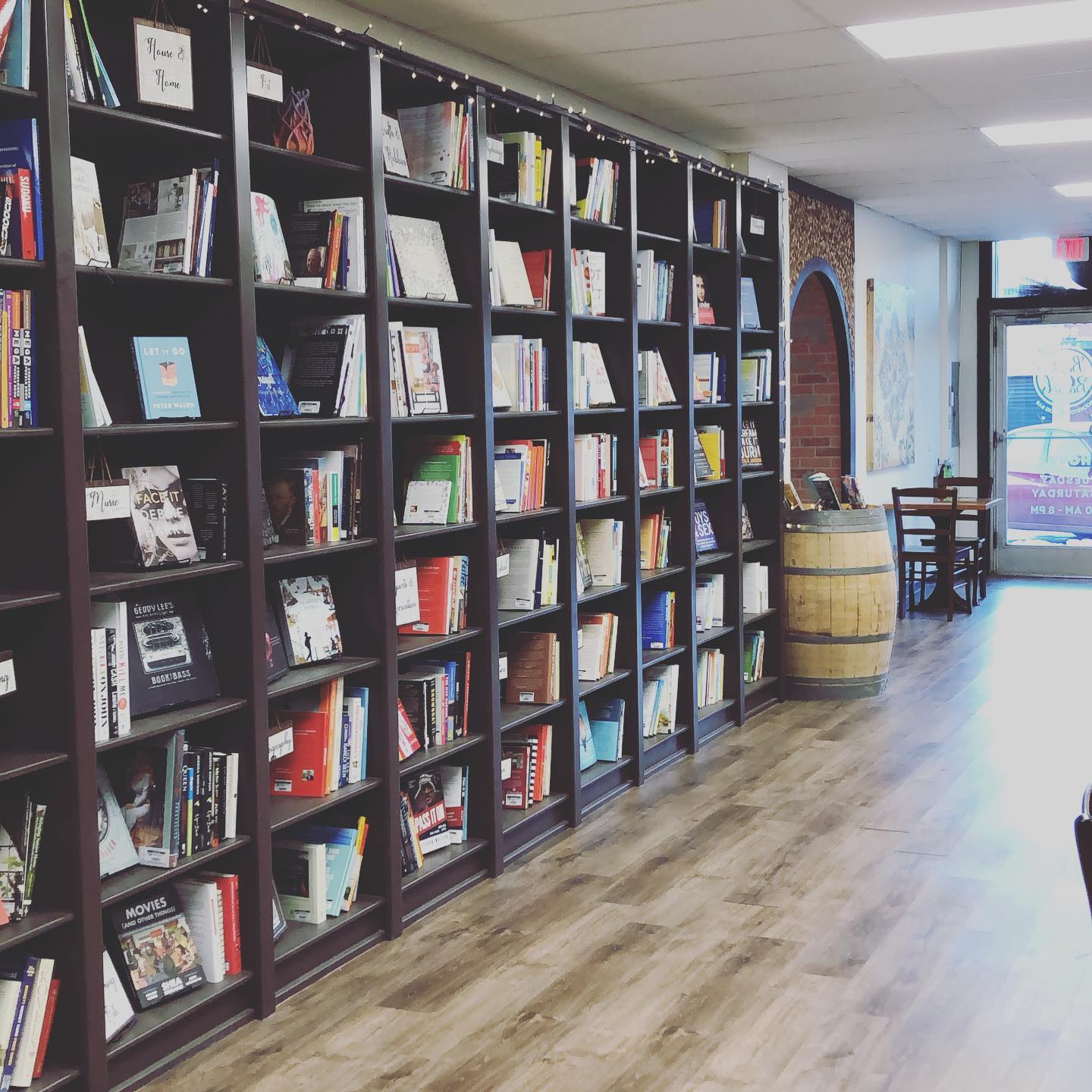 Book Store + Wine Bar Longview, TX Books & Barrels