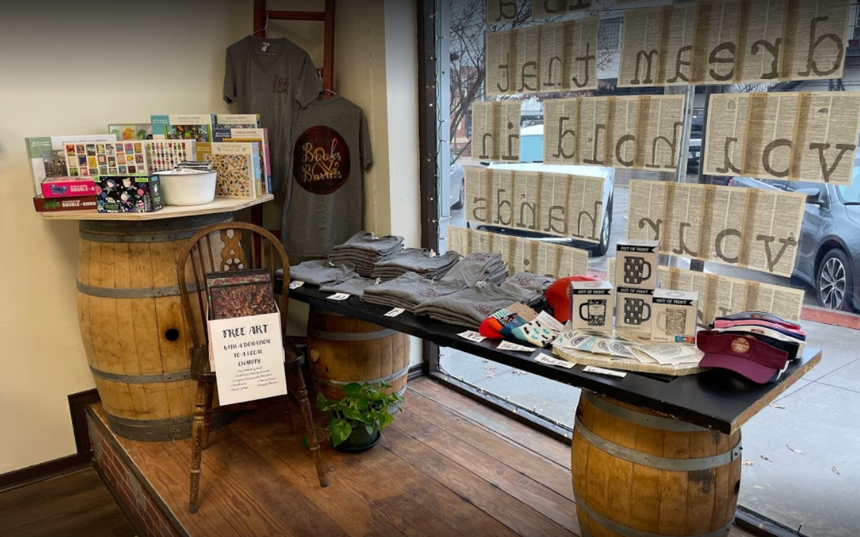 Book Store + Wine Bar Longview, TX Books & Barrels