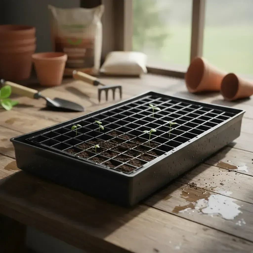 Bandeja Germinadora Hidropónica M&b 160 Celdas Rígida