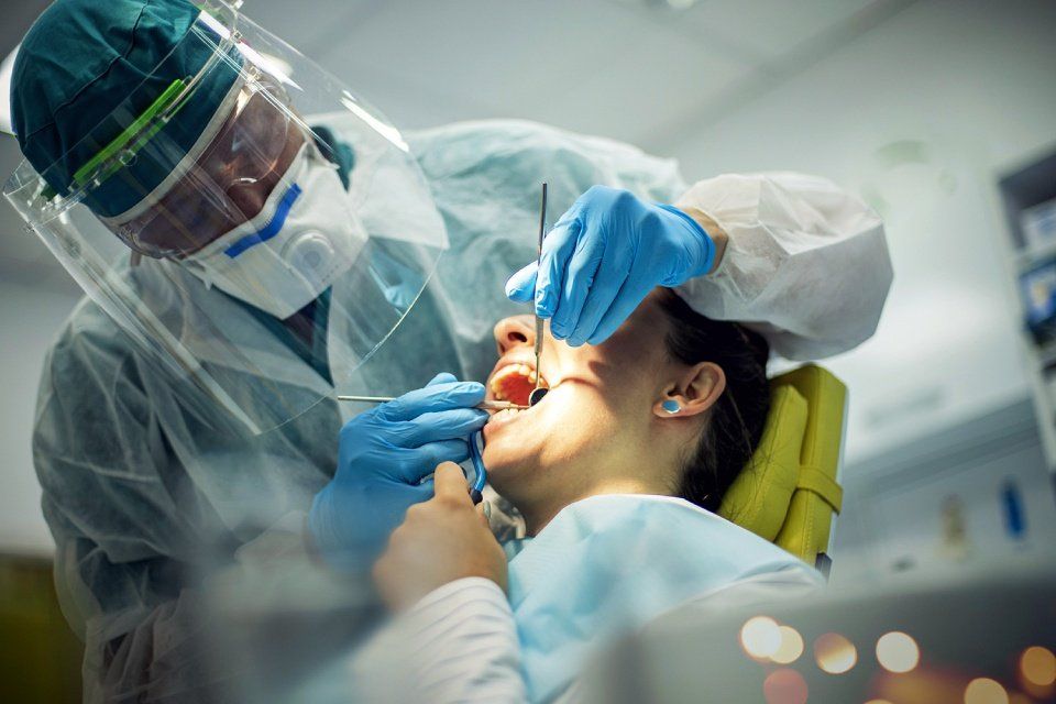 visita nello studio dentistico