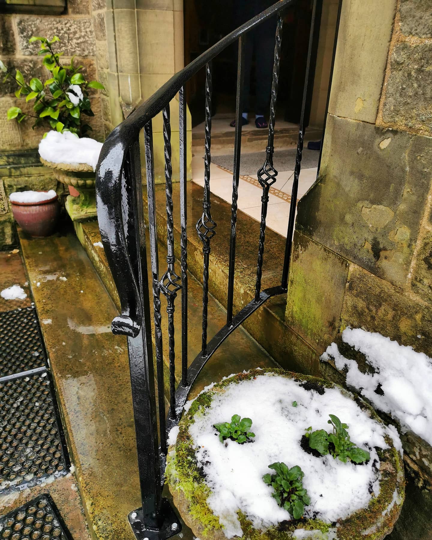 metal railings