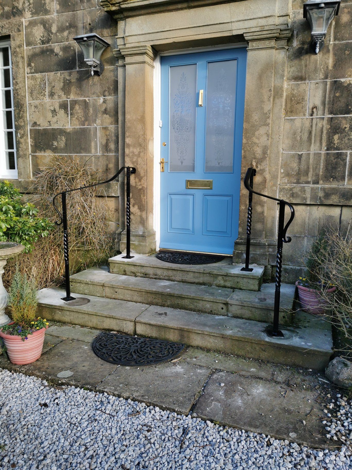 metal railings