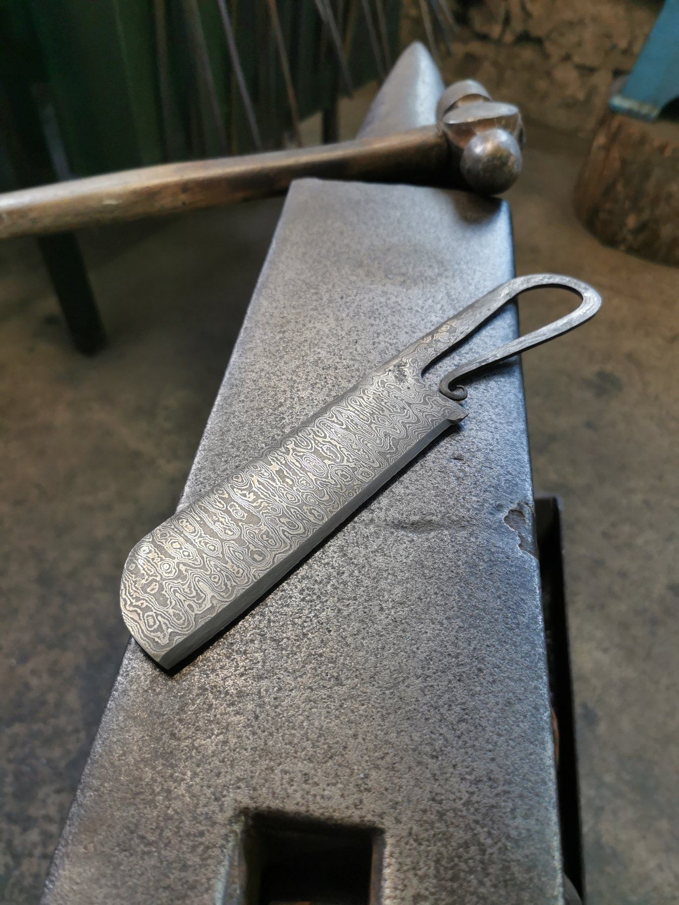 metal work on the forge
