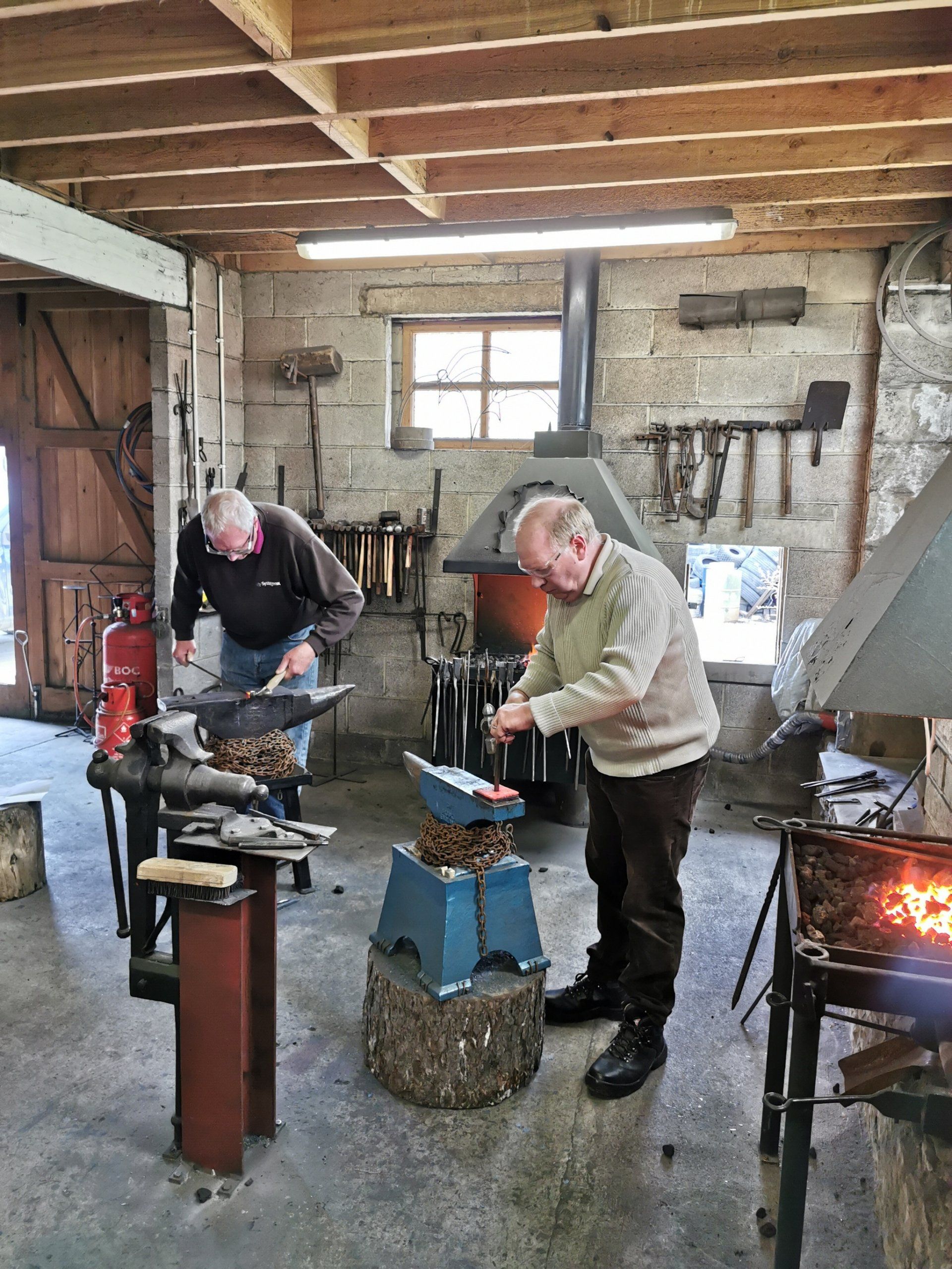 blacksmith students