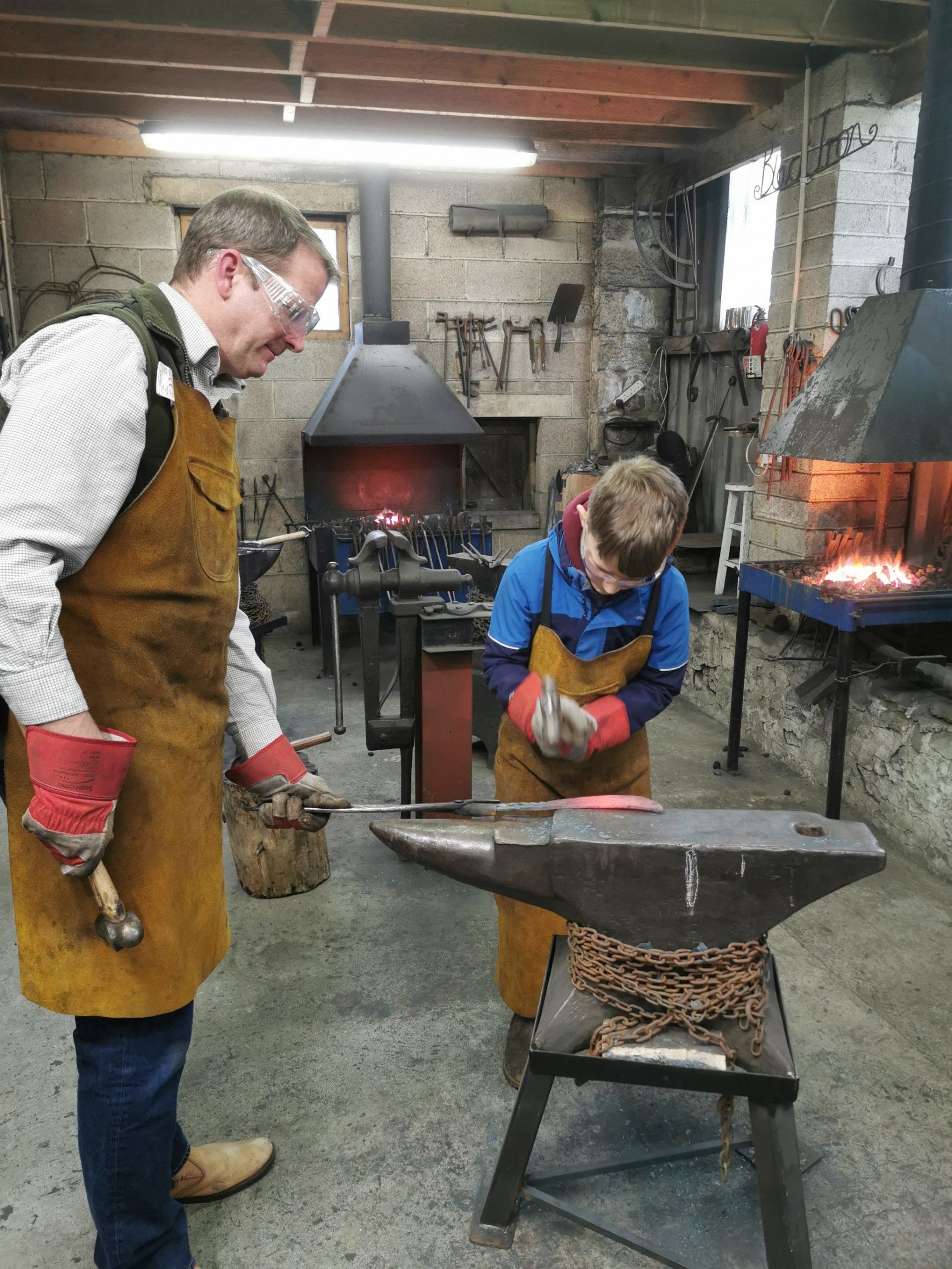blacksmith students