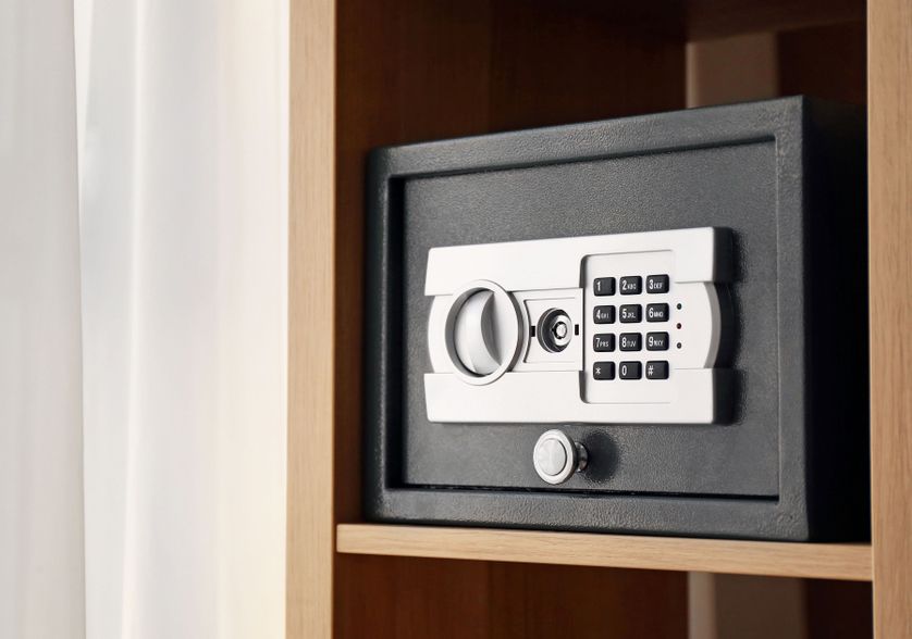 Small Modern Safe on Shelf in Mermaid Beach, QLD