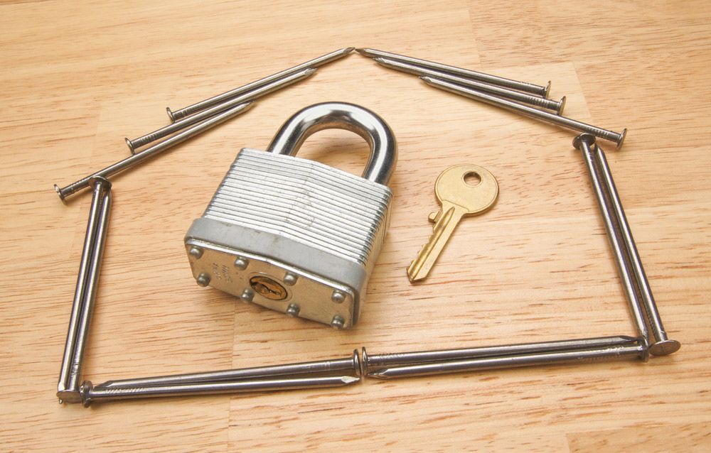 House of Nails with Lock and Key — Locksmith in Carrara, QLD