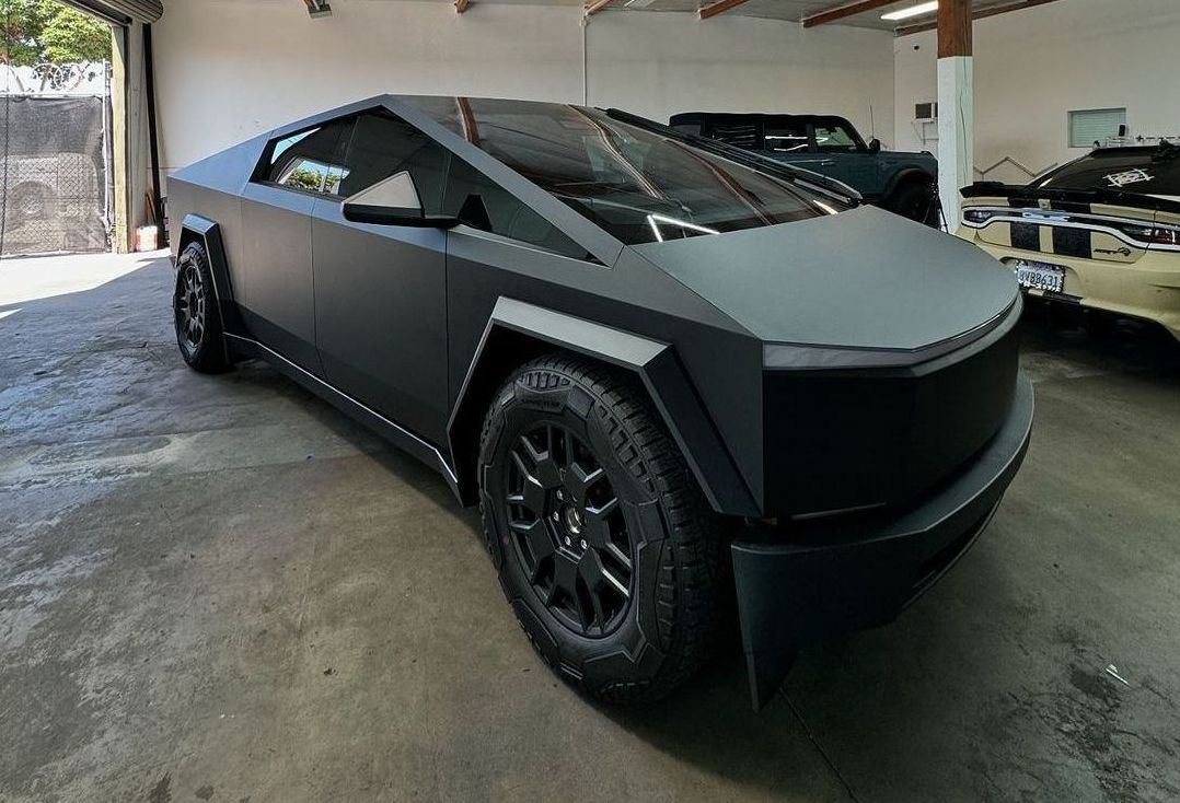 Cyber Truck serviced at XWRAPS, a leading Car Wraps LA body shop.