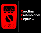 Red and black logo for Carolina Professional Repair Inc. features a stylized monitor and the letters CPR.
