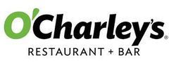 O’Charley’s Restaurant + Bar logo in green and black text on a white background