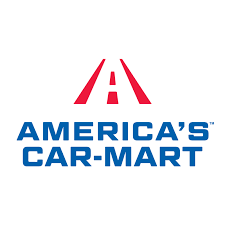 America’s Car-Mart logo in red and blue on a white background