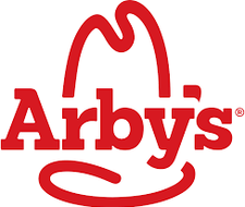 Arby’s logo in red with stylized hat and text