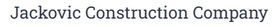 Jackovic Construction Company logo in black text on a light gray background