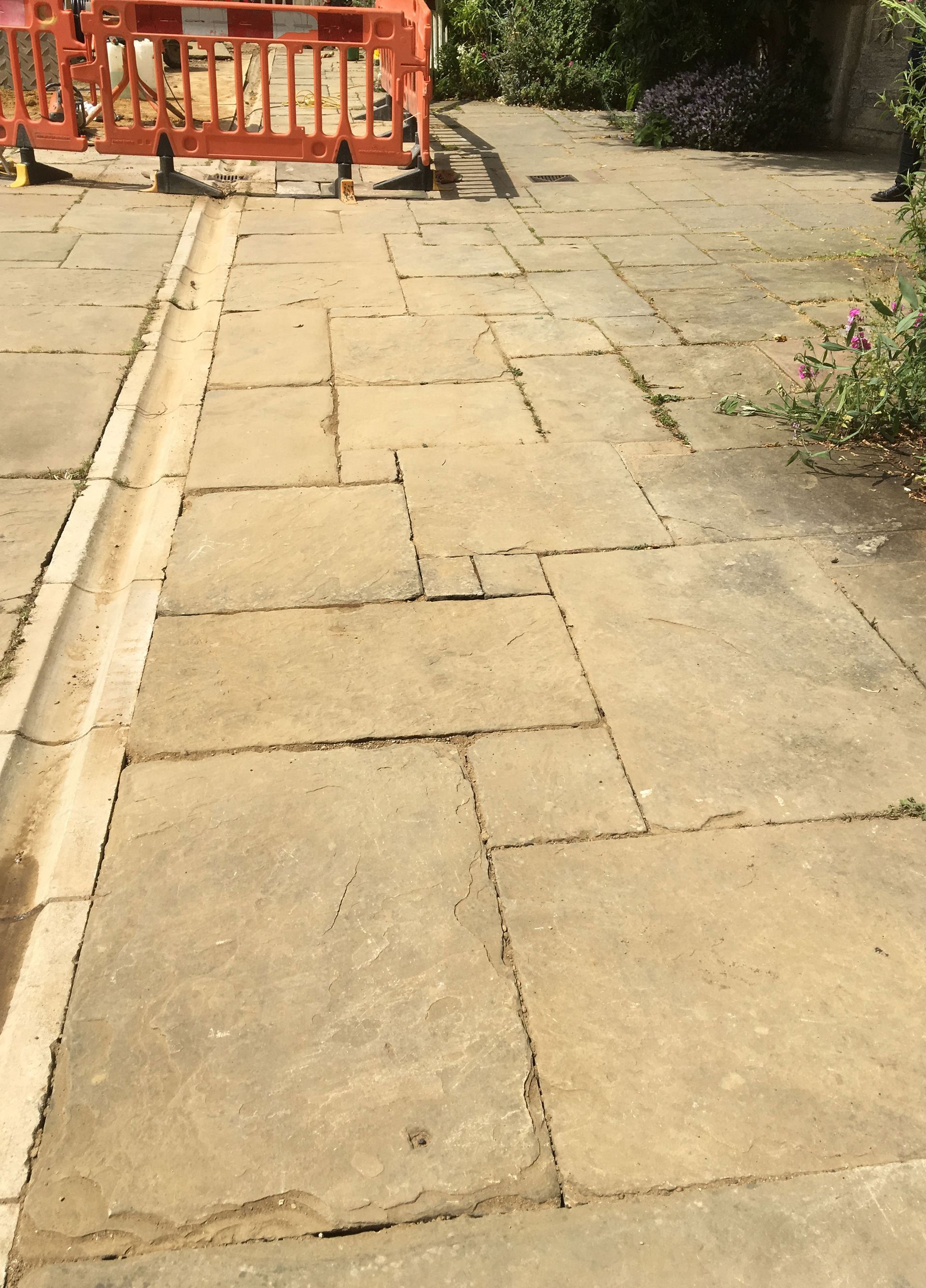 Corpus Christi College Oxford
Reinstated Paving