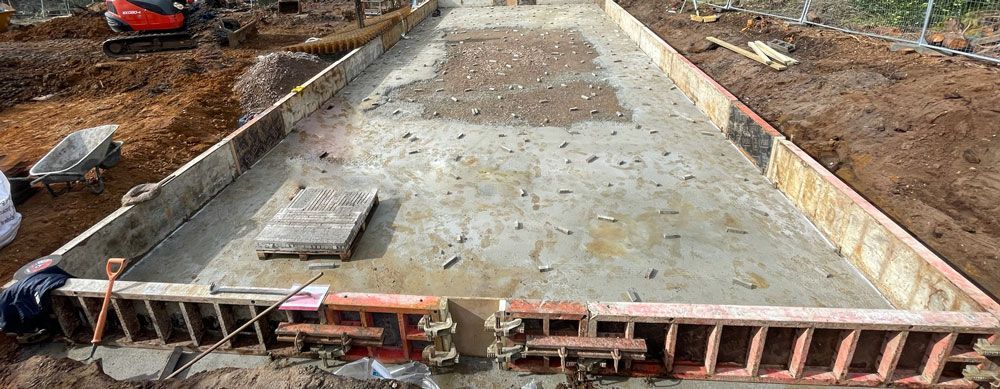 The Scout Association Youlbury Activity Centre.  Groundworks Shuttering