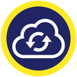 Cloud with recycle arrows