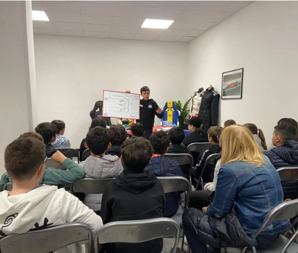 Sammartano Lorenzo, Aci, sicurezza stradale, Karting in pista