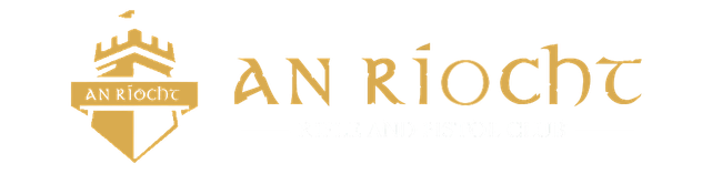 Logo: "AN RICHT" with a target symbol in the "RI" and "RIFLE & PISTOL CLUB" underneath, split between green and yellow.