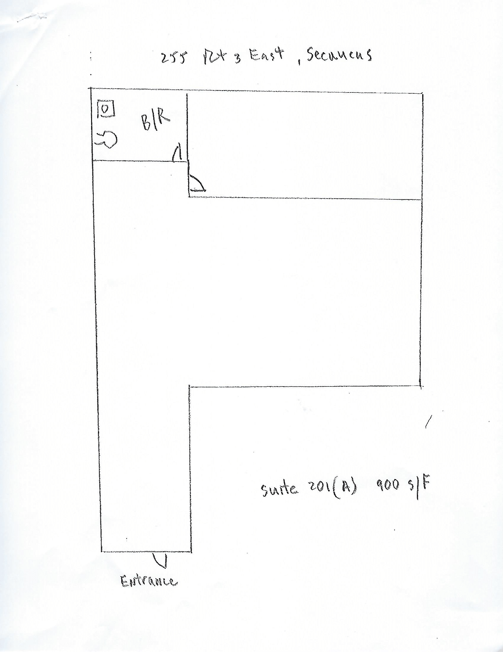 Floor Plan Of Office Suite — Clifton, NJ — Evergreen Commercial Real Estate Brokers Inc