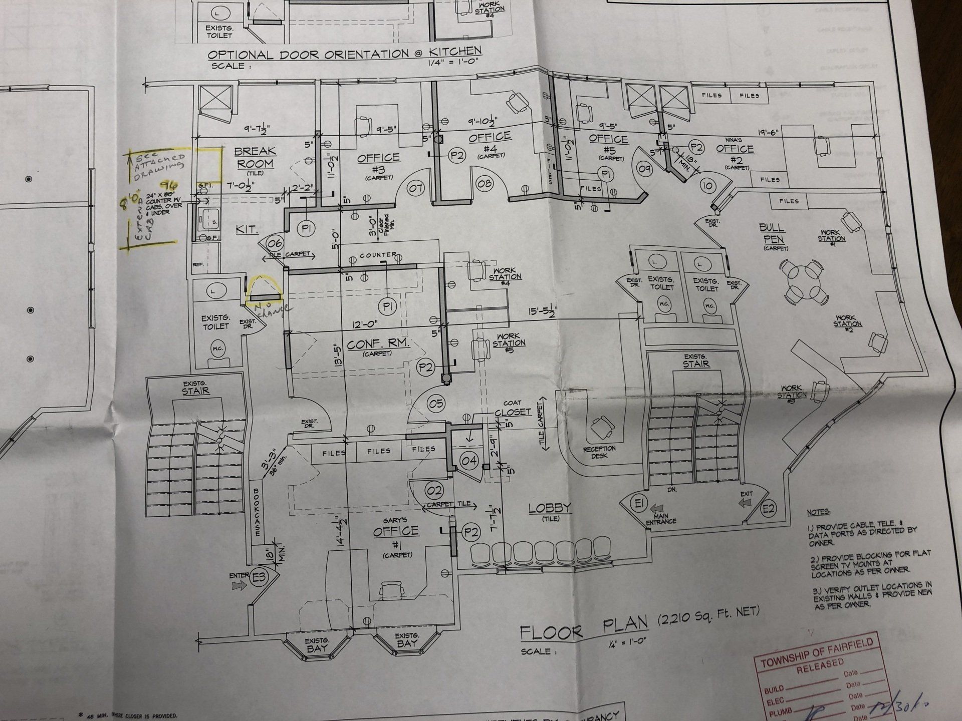 Blueprint — Clifton, NJ — Evergreen Commercial Real Estate Brokers Inc