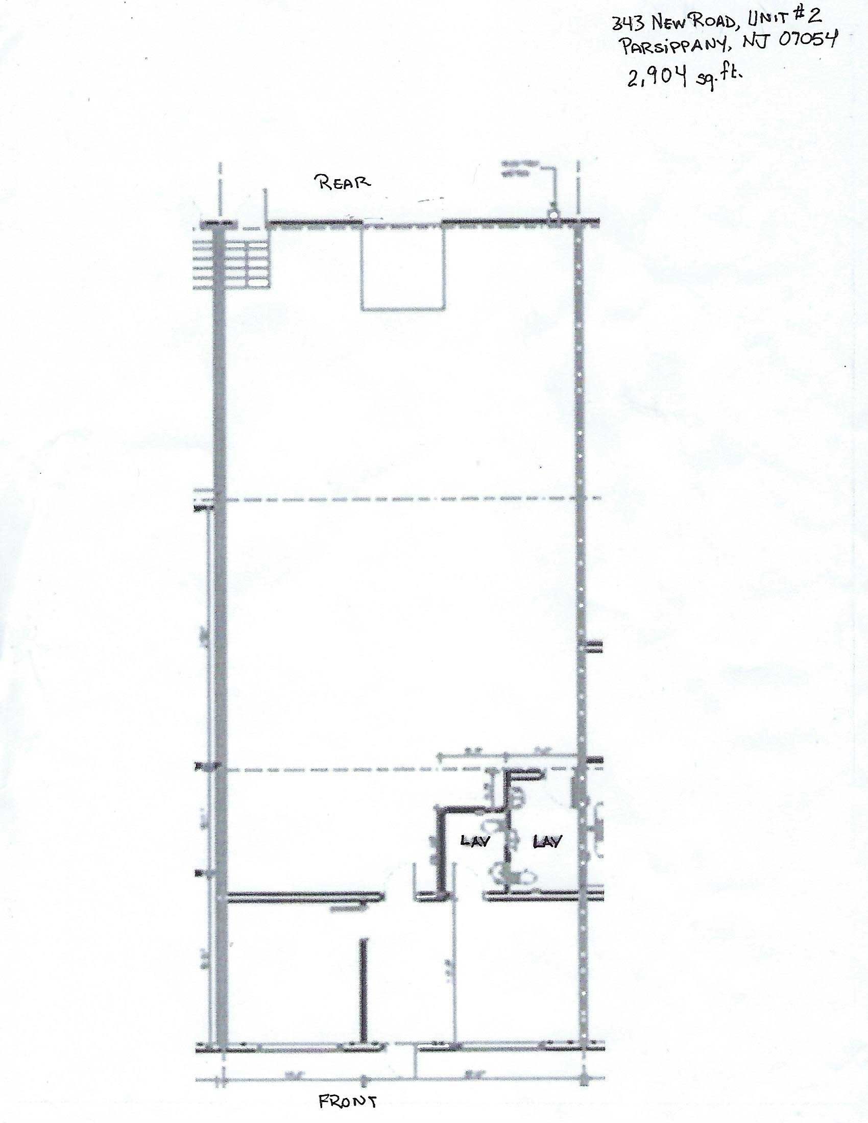 343 New Rd, Parsippany Blue Print — Clifton, NJ — Evergreen Commercial Real Estate Brokers Inc