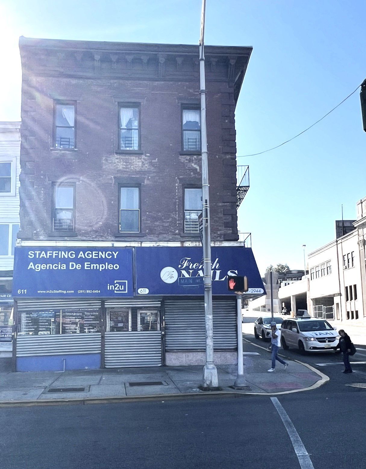Building With Blue Sign - Clifton, NJ - Evergreen Commercial Real Estate