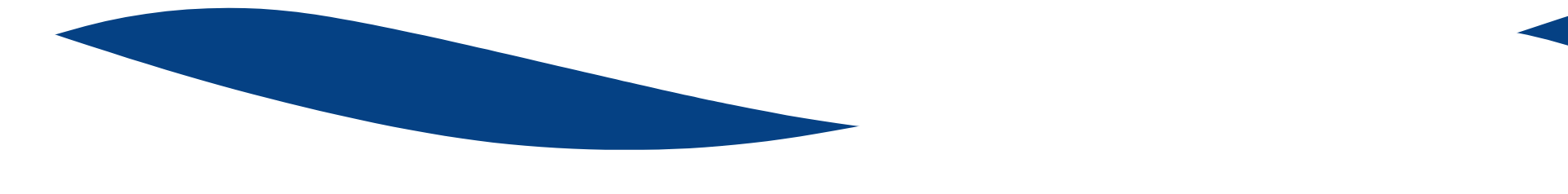 A blue object is floating in the air on a white background.