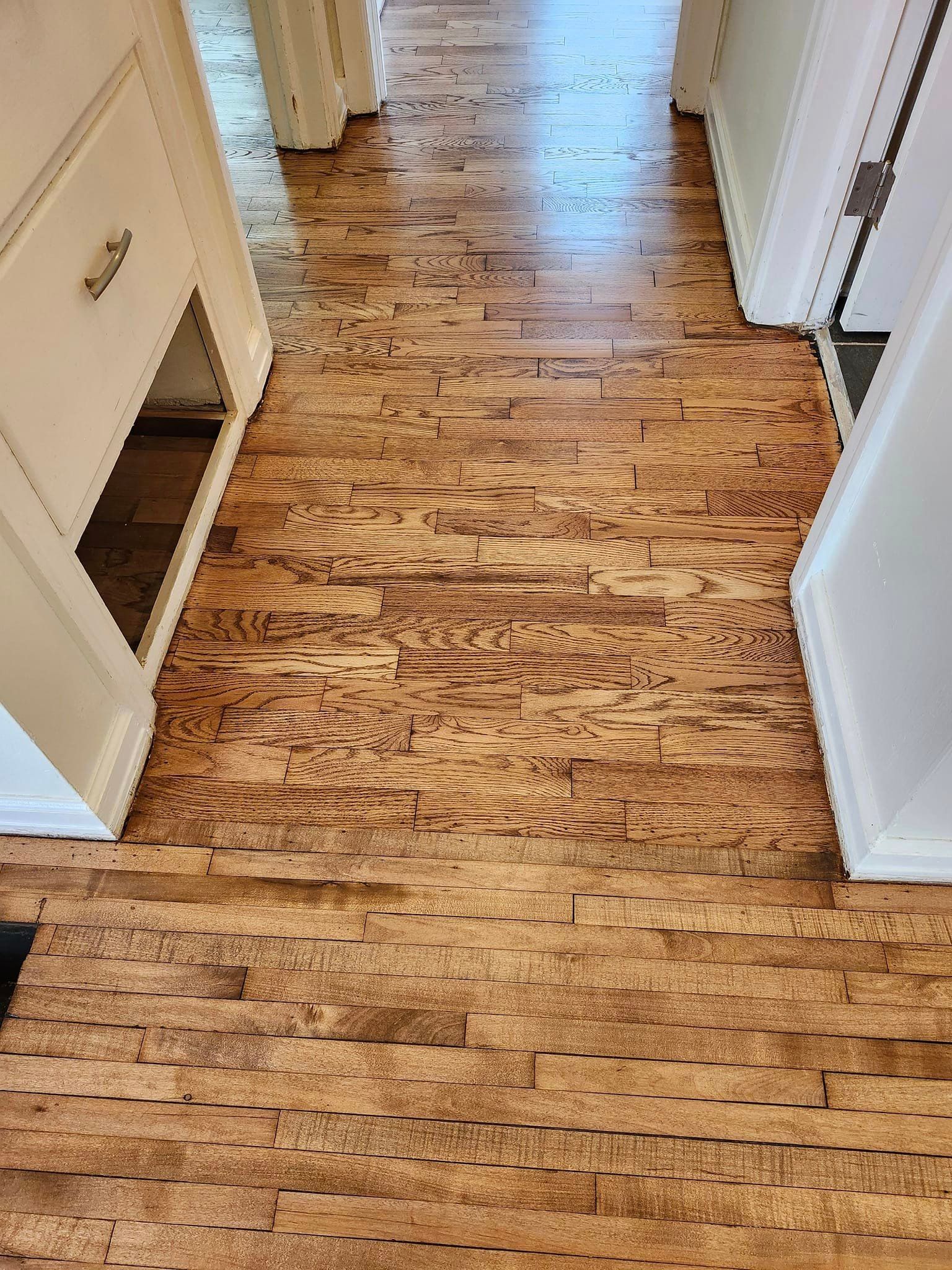 Custom floor staining