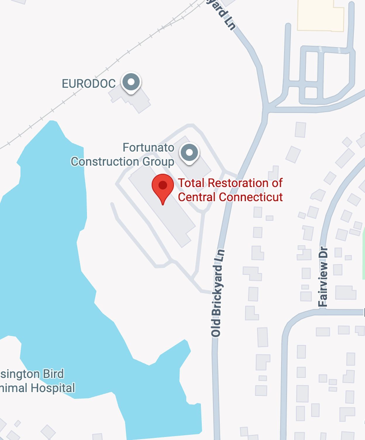 Map showing the location of