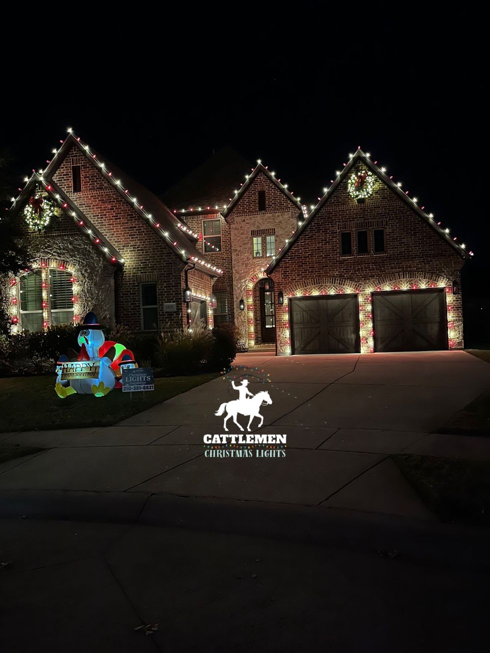 How to hang up Christmas Lights