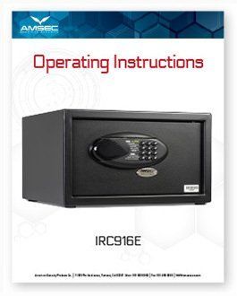Operating instructions for a safe with a digital lock