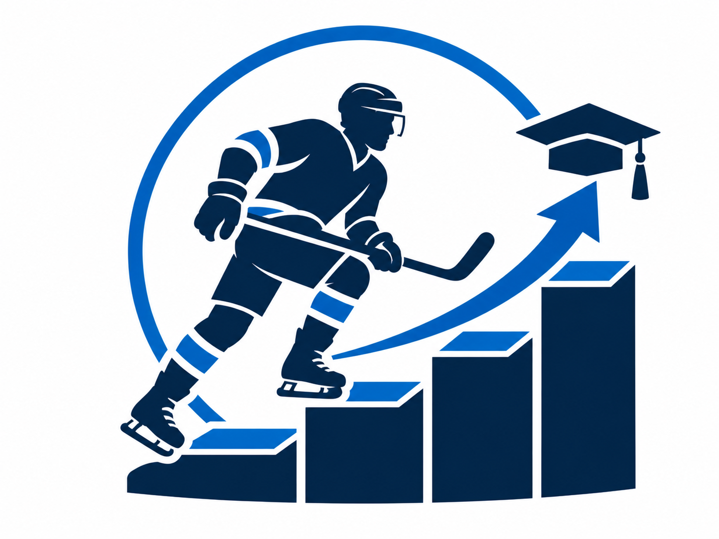 Hockey player progressing toward collegiate and next-level opportunities