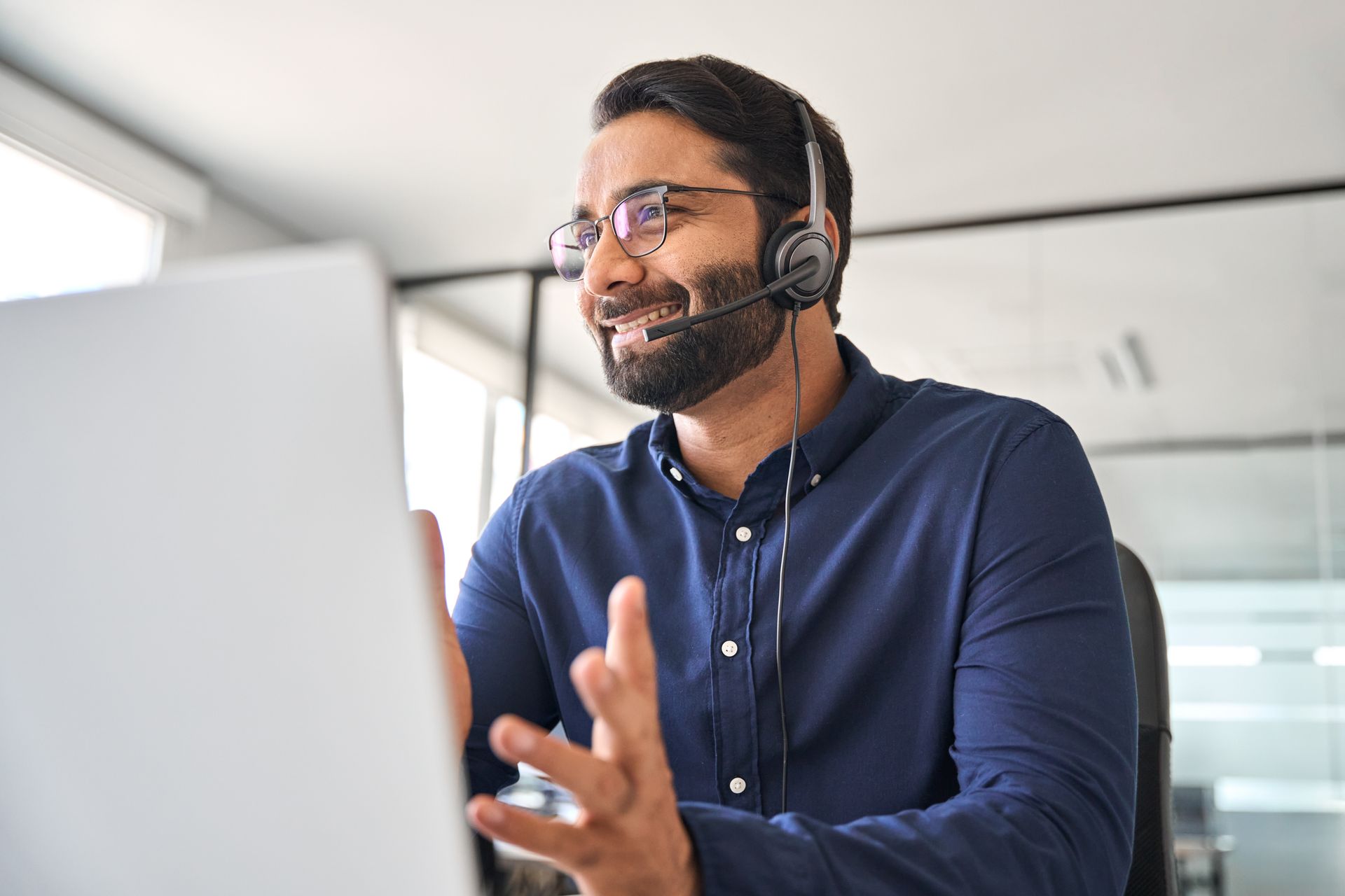 Man With A Headset
