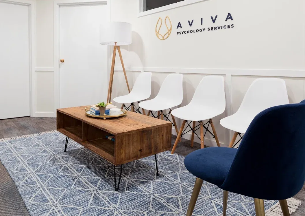 The Aviva Psychology Services waiting room.