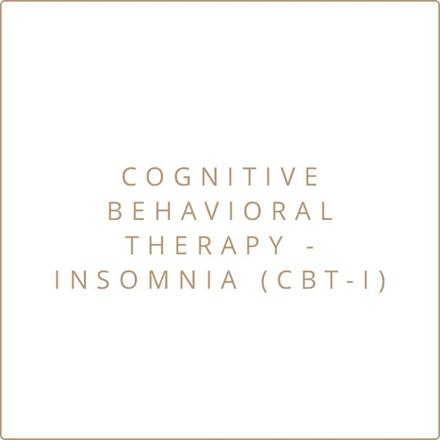A logo for cognitive behavioral therapy for insomnia