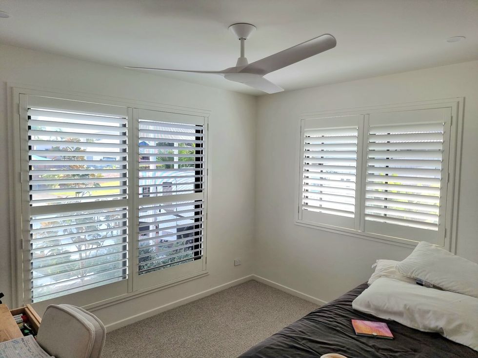 Custom PVC Shutters on the Sunshine Coast