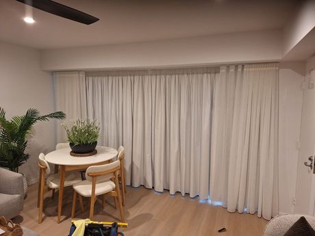 Custom Dual Track Curtains on the Sunshine Coast