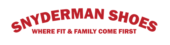 Snyderman shoes where fit and family come first logo