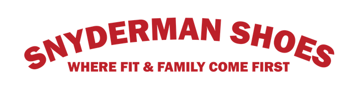 Snyderman shoes where fit and family come first logo
