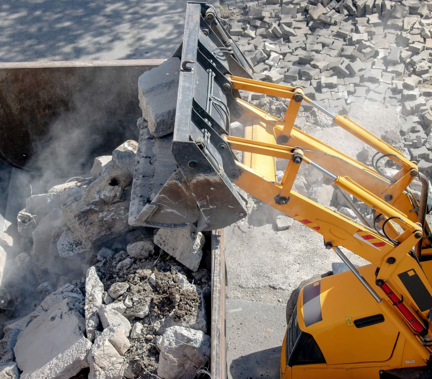 An image depicting a building demolition in Phoenix, AZ