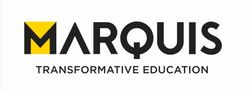 Marquis Transformative Education logo in black and yellow with a stylized “M” icon