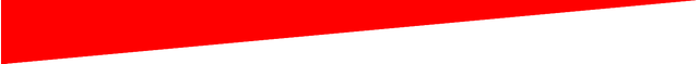 A red and white triangle on a white background.
