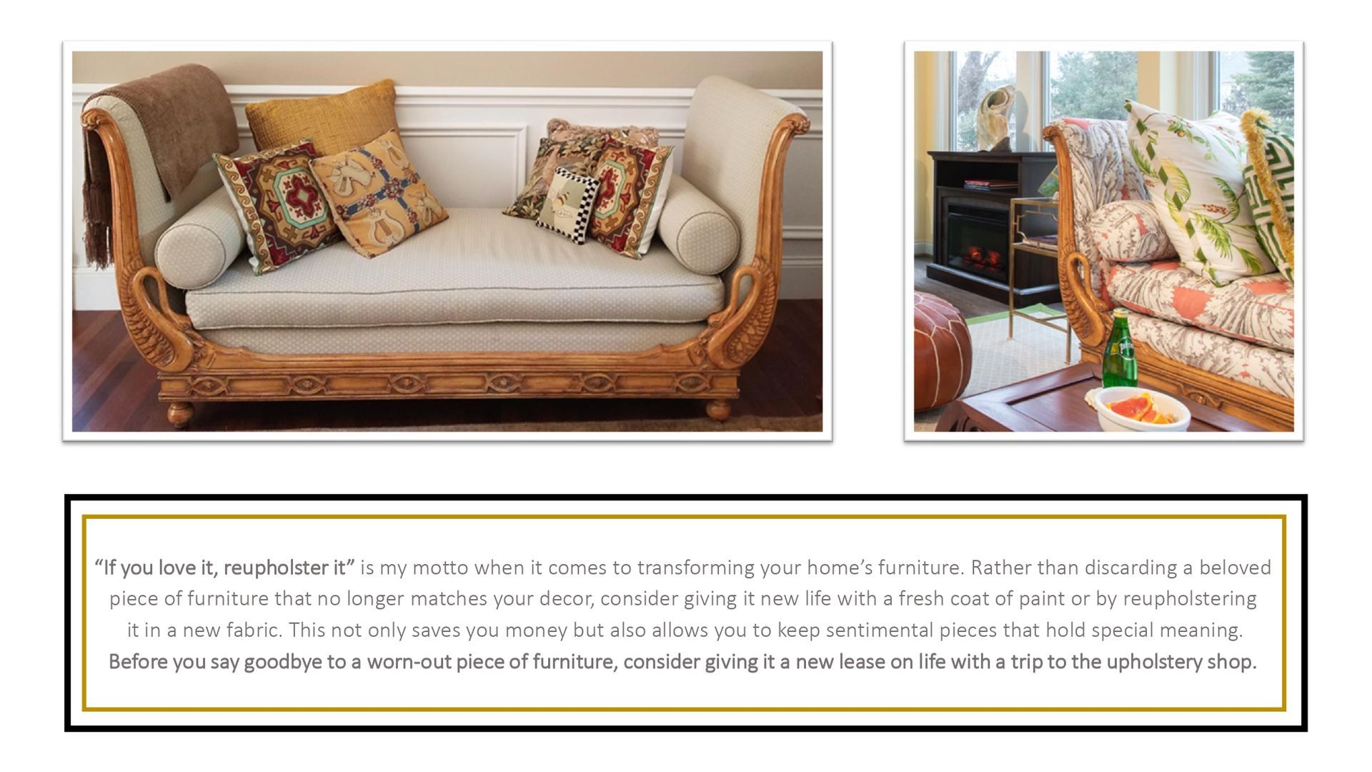A couch with a lot of pillows on it is in a living room.