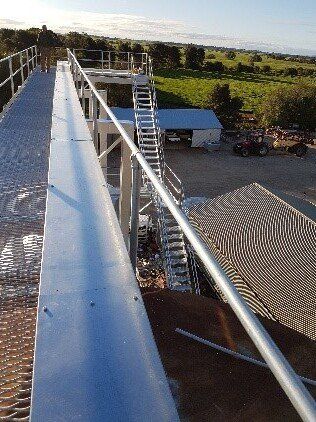 Grain Storage Area Walkway - Shea-Oak Log, SA - Leske Engineering